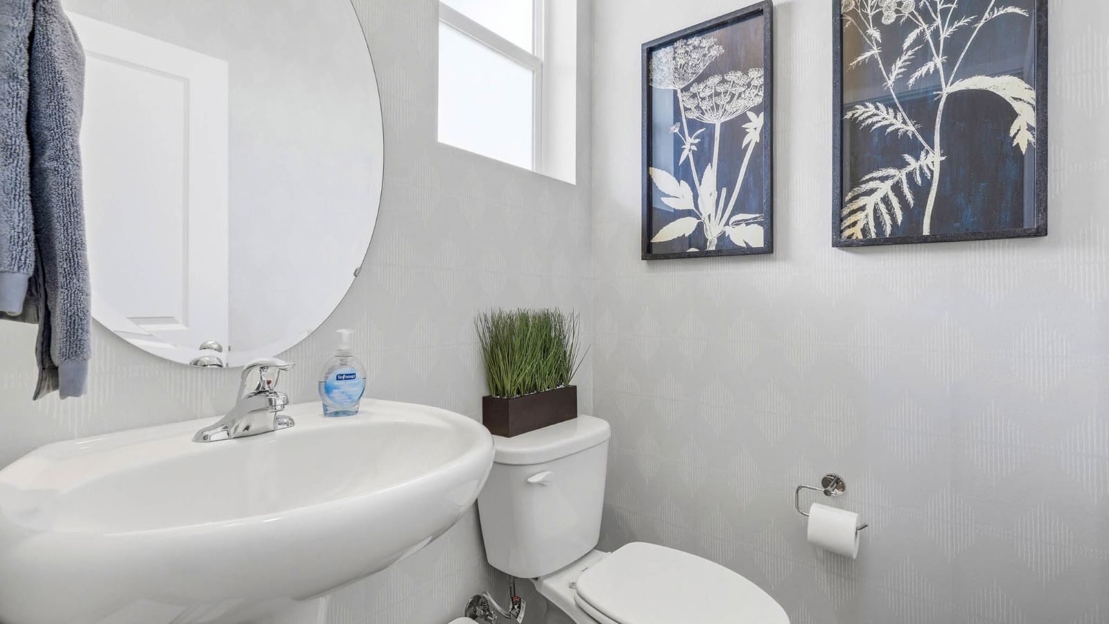 Main floor powder bathroom