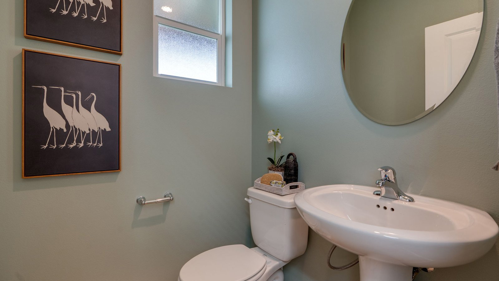 Main floor powder bathroom