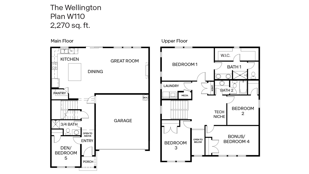 Wellington floor plan