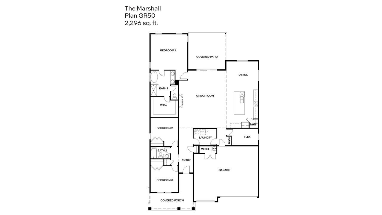 Marshall floor plan