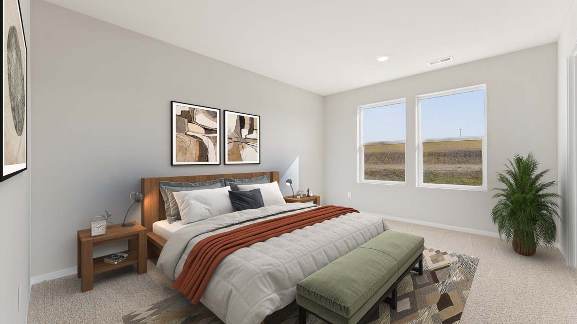 primary suite bedroom