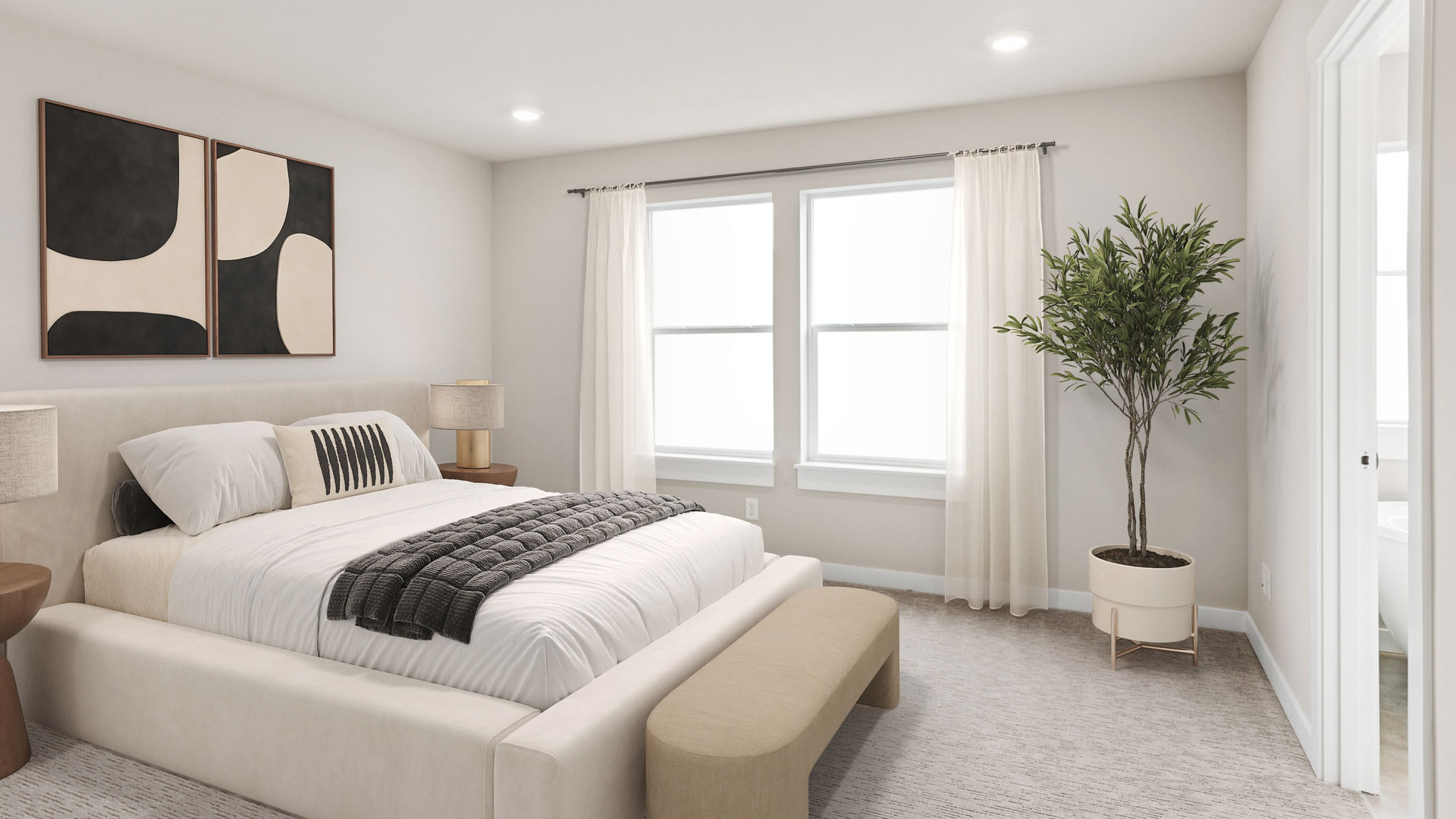 primary suite bedroom