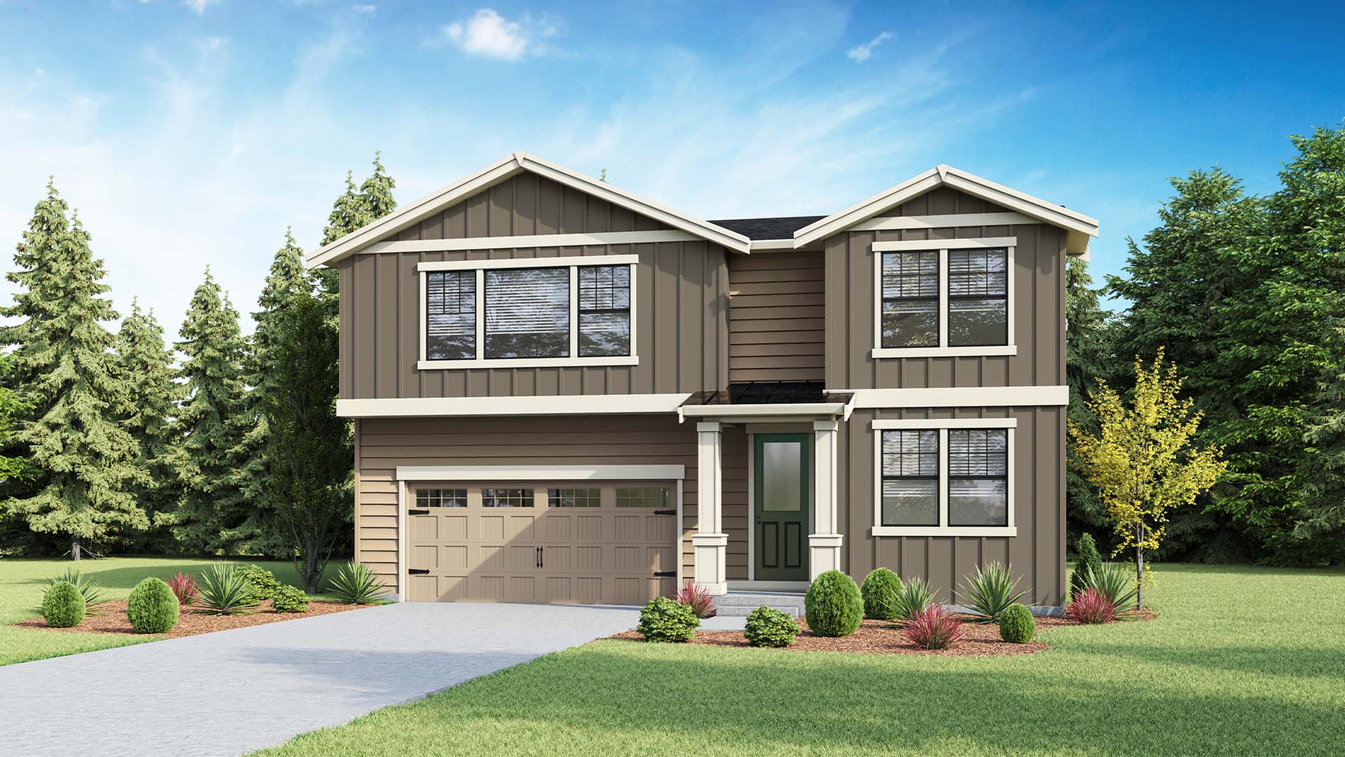 Floor Plan in Rosewood Court Kirkland WA D R Horton