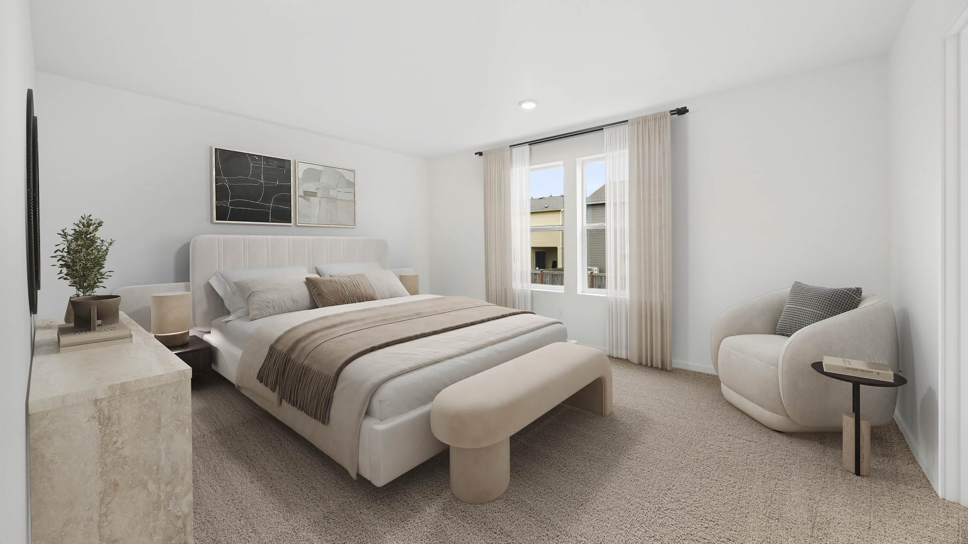 primary suite bedroom
