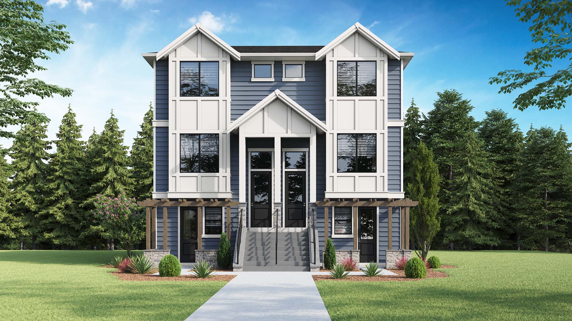 Floor Plan in Legacy Farms Townhomes Woodinville, WA D.R. Horton