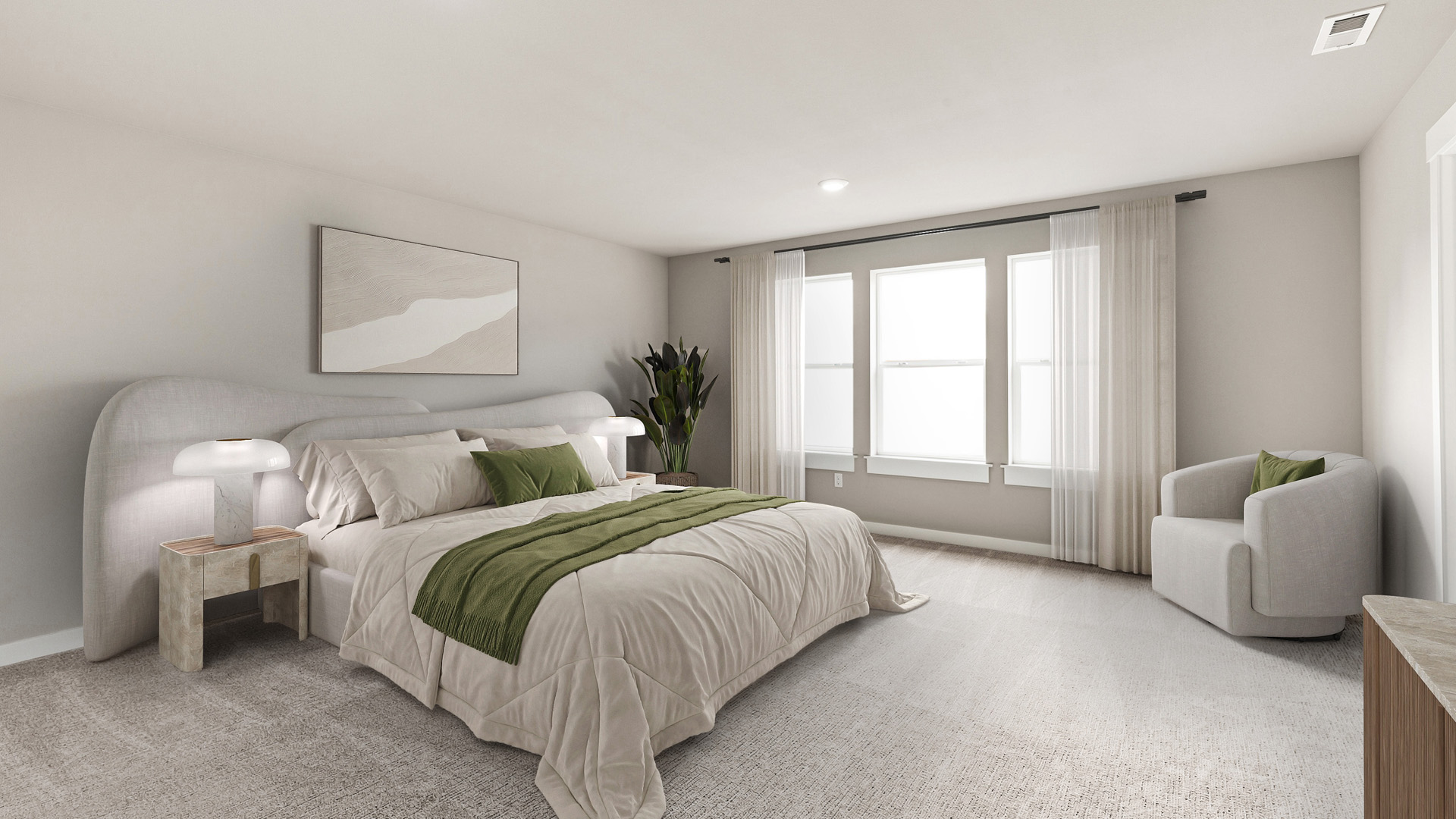 primary suite bedroom