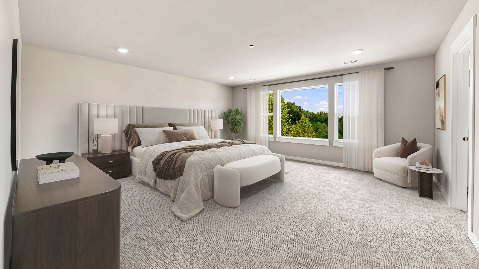primary suite bedroom