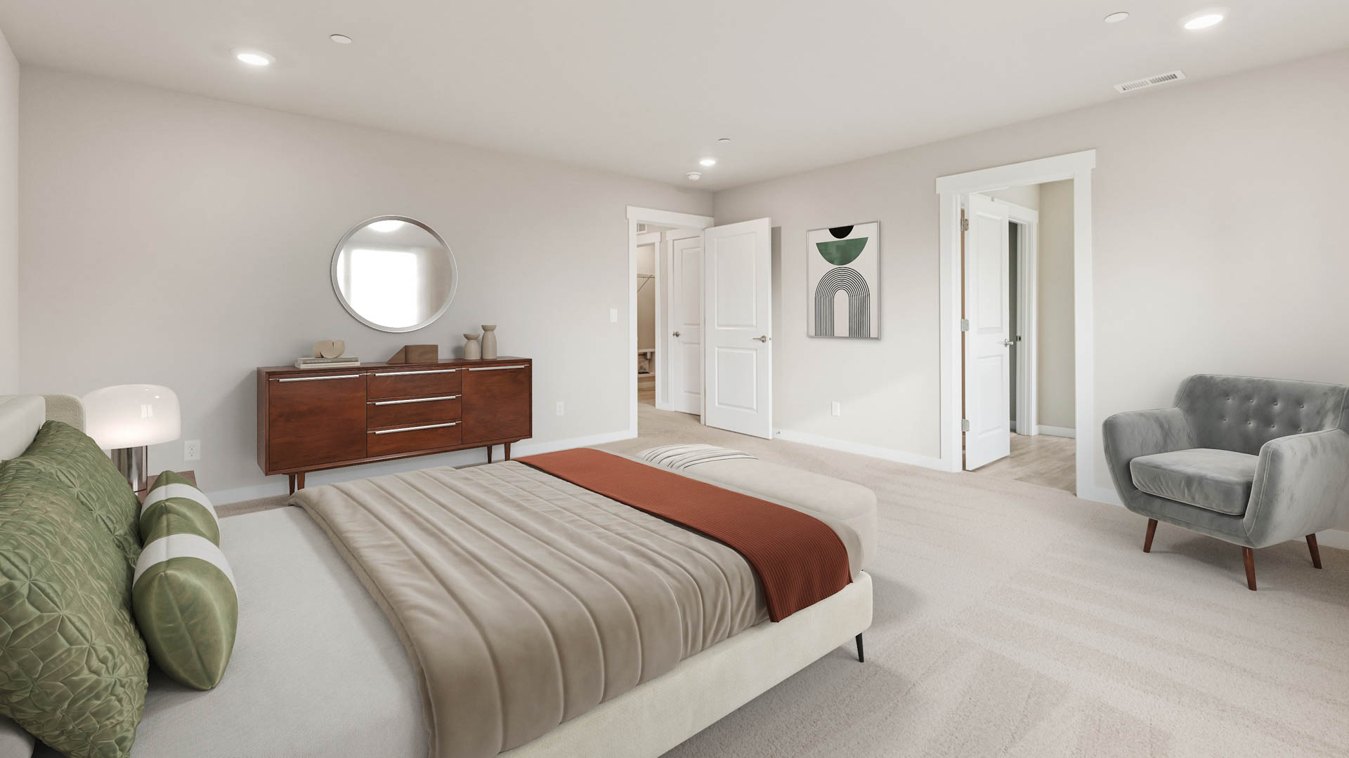 primary suite bedroom