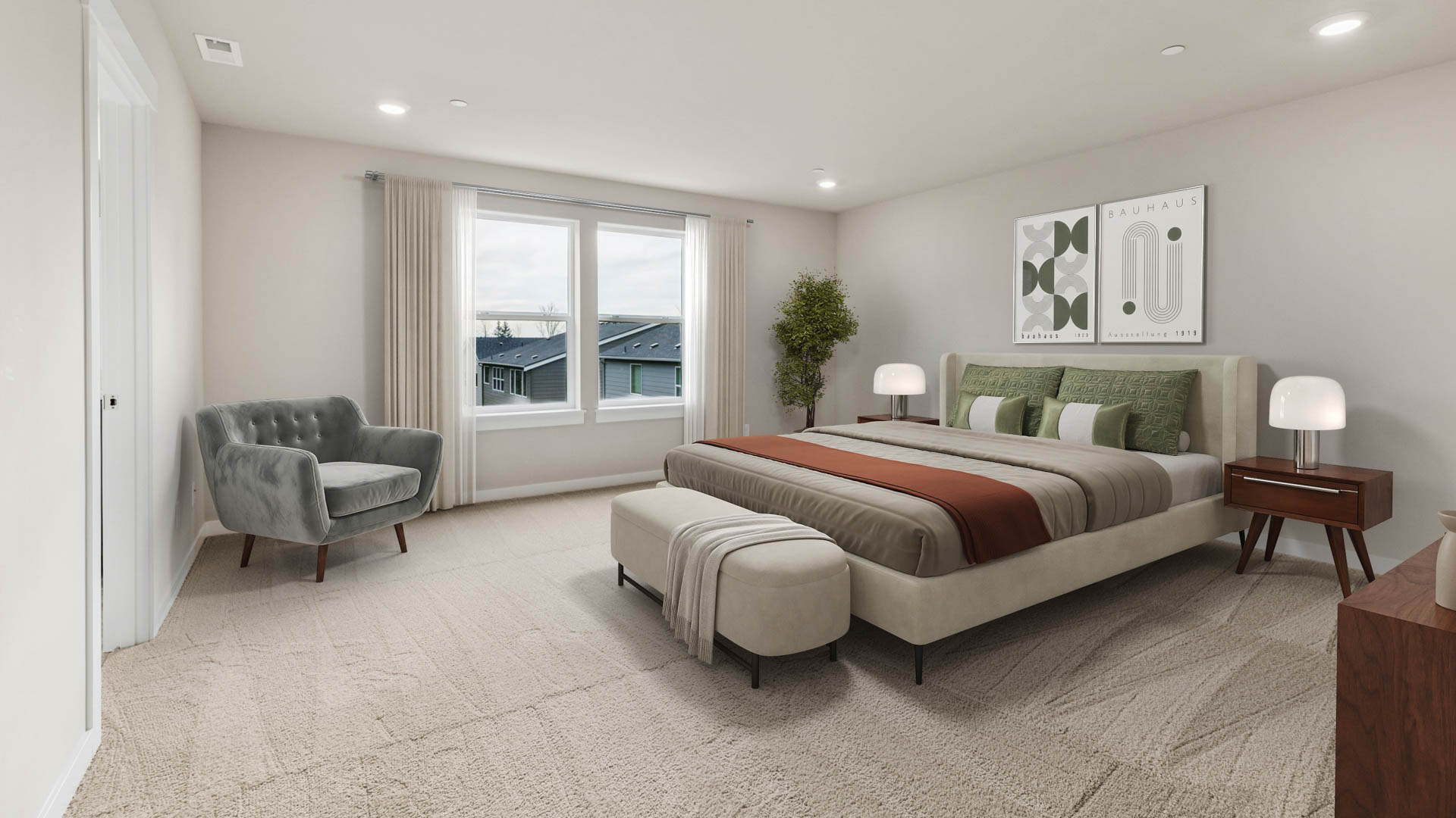 primary suite bedroom