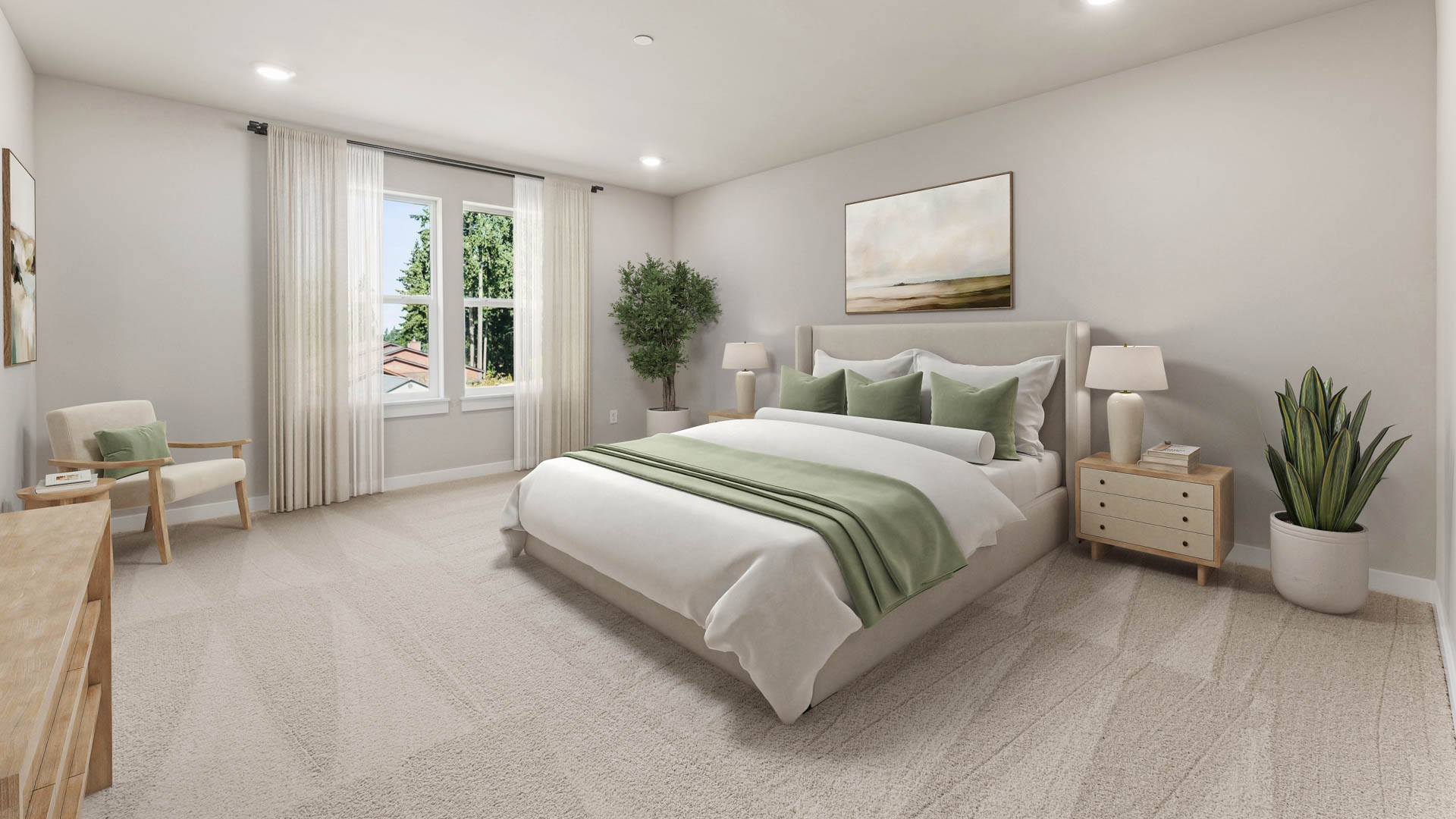 primary suite bedroom
