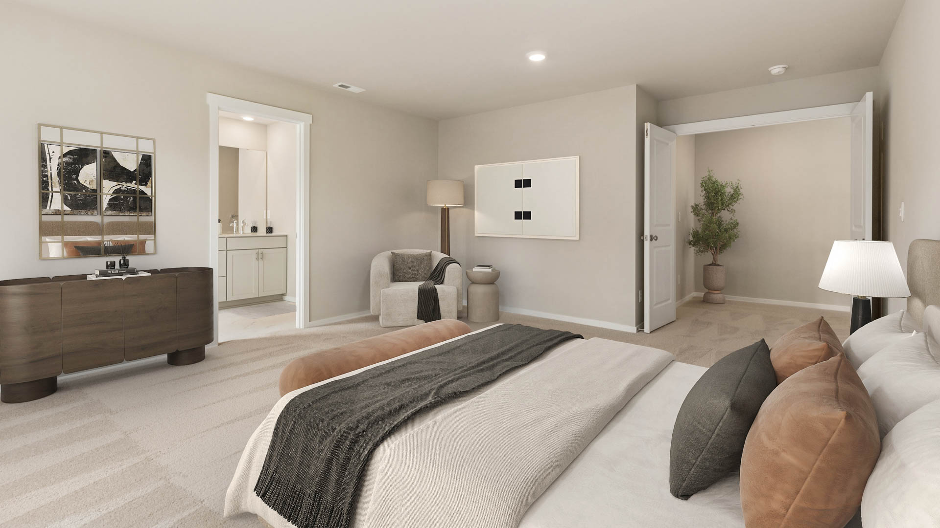 primary suite bedroom