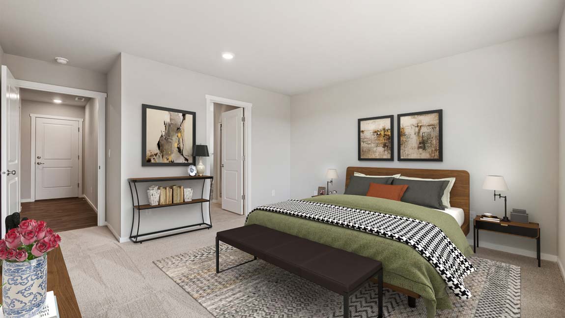 primary suite bedroom