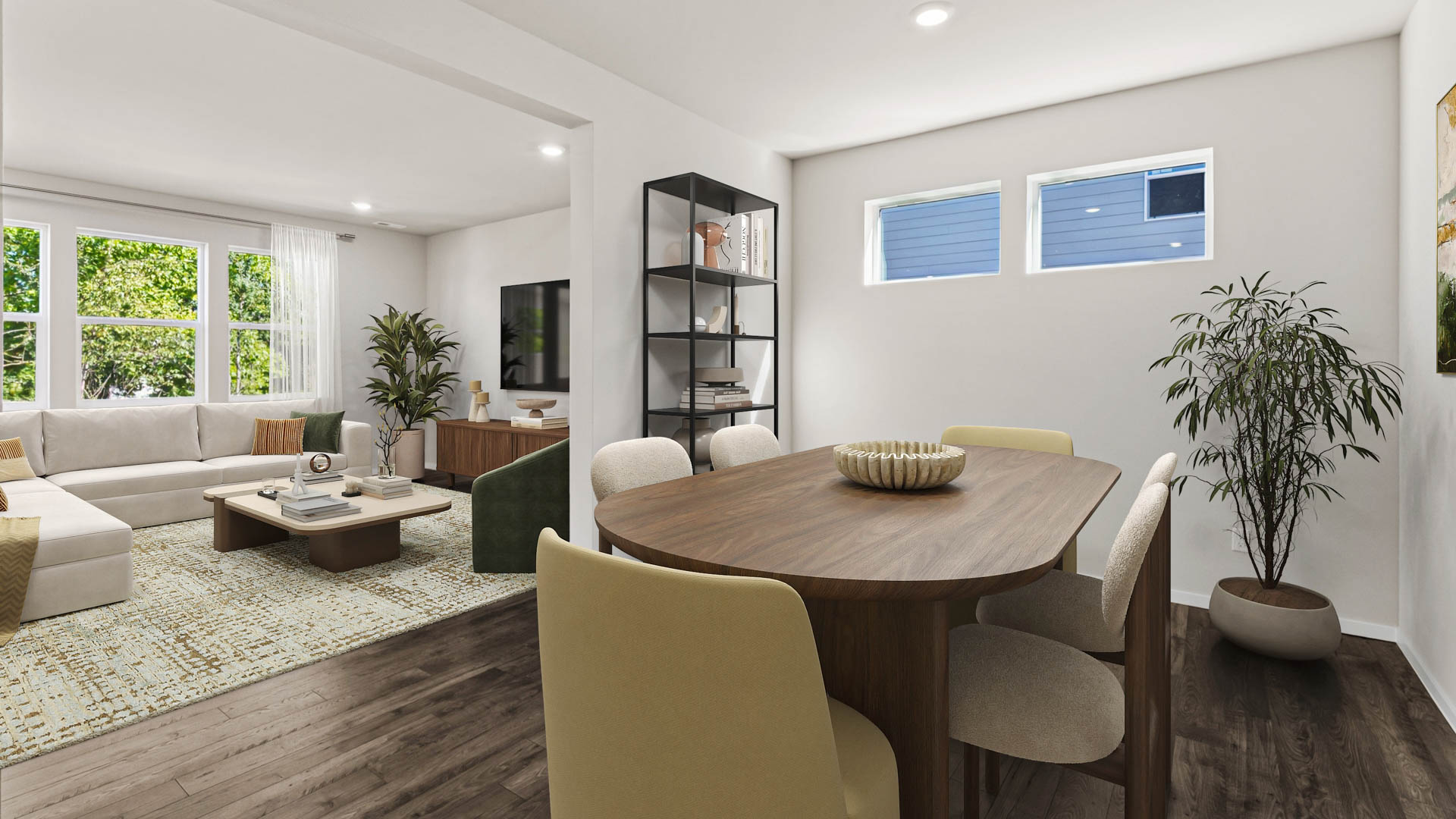 formal dining area