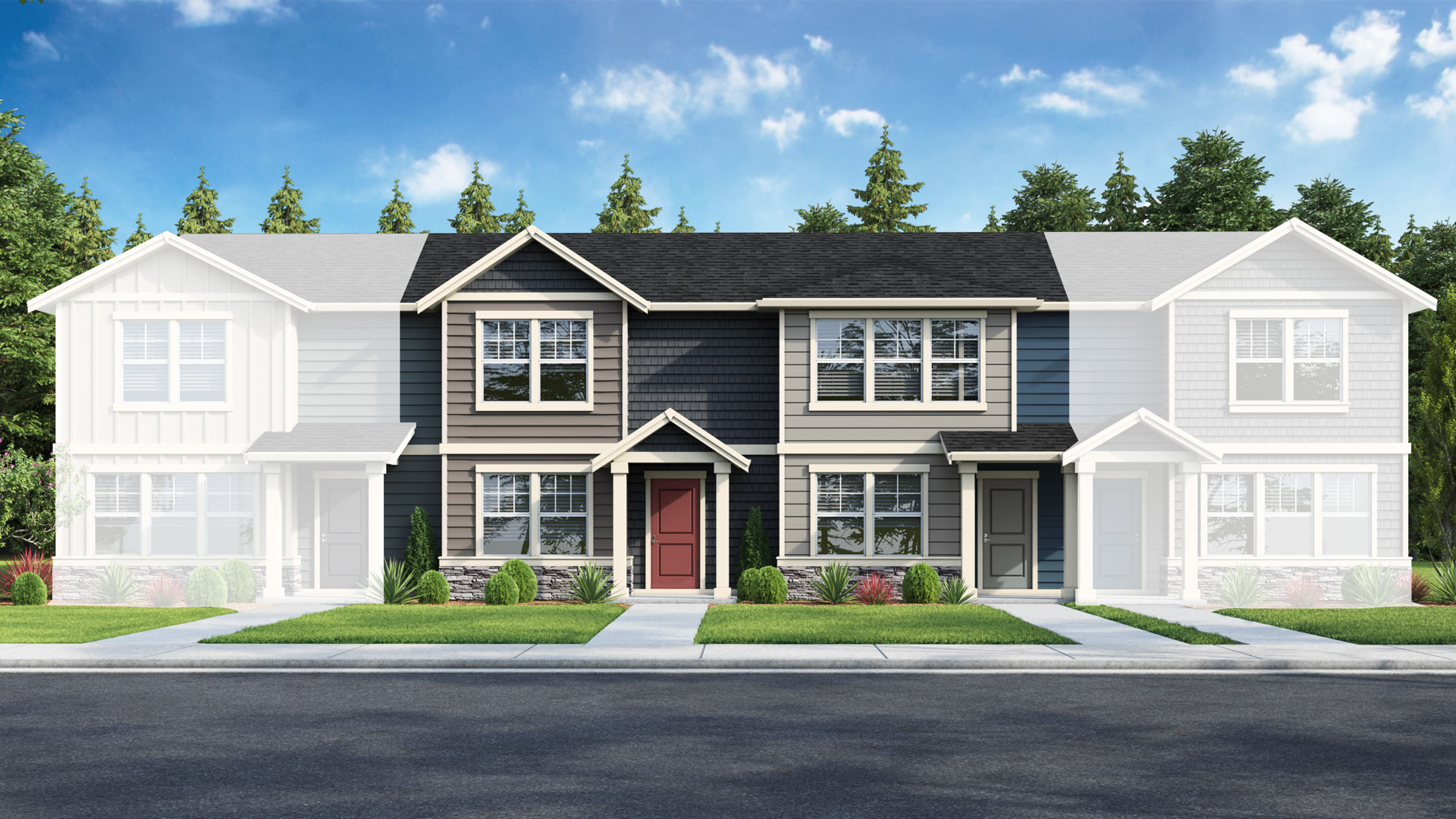 Floor Plan in Creekside Townhomes Sumner, WA D.R. Horton