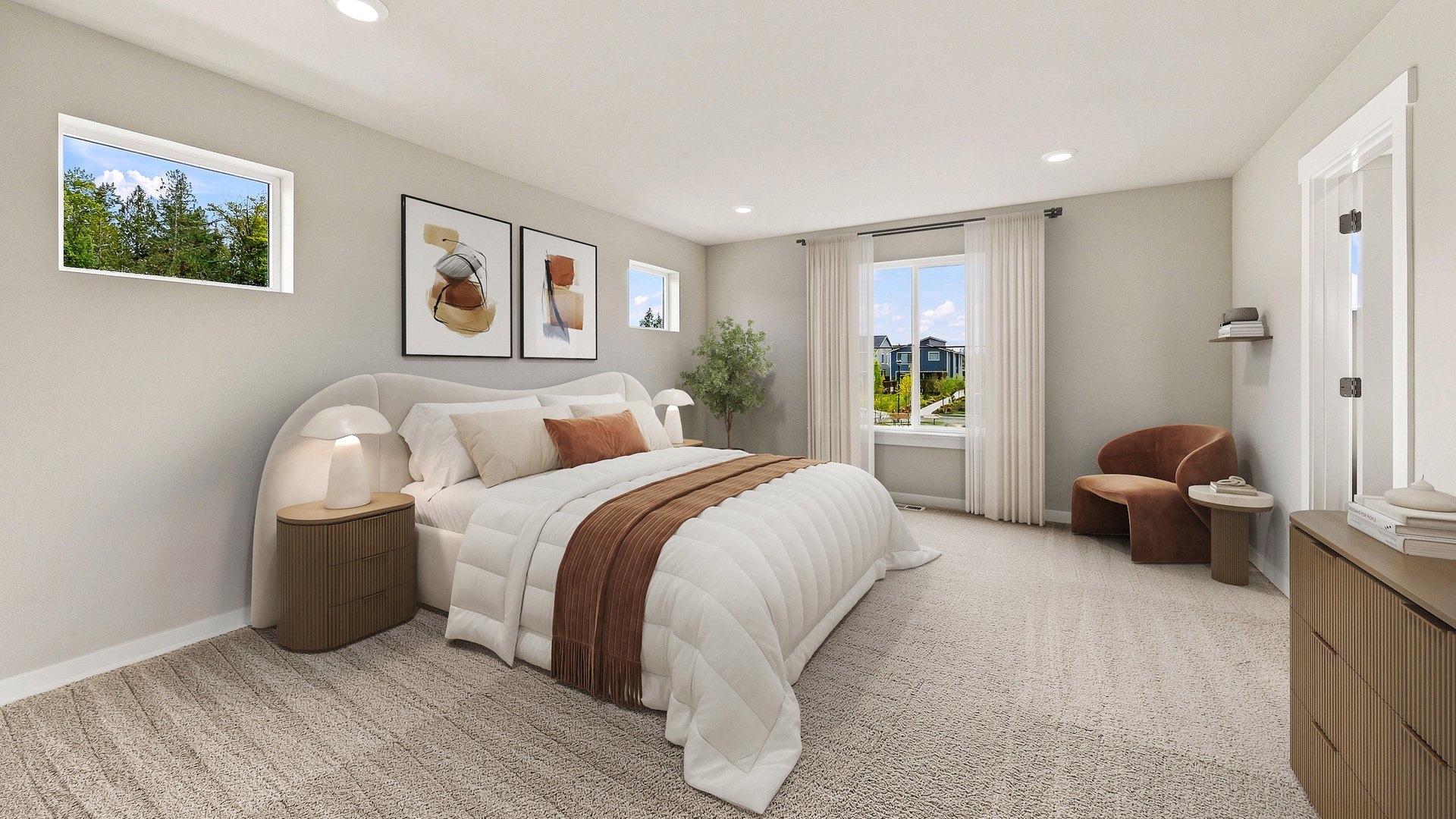 primary suite bedroom
