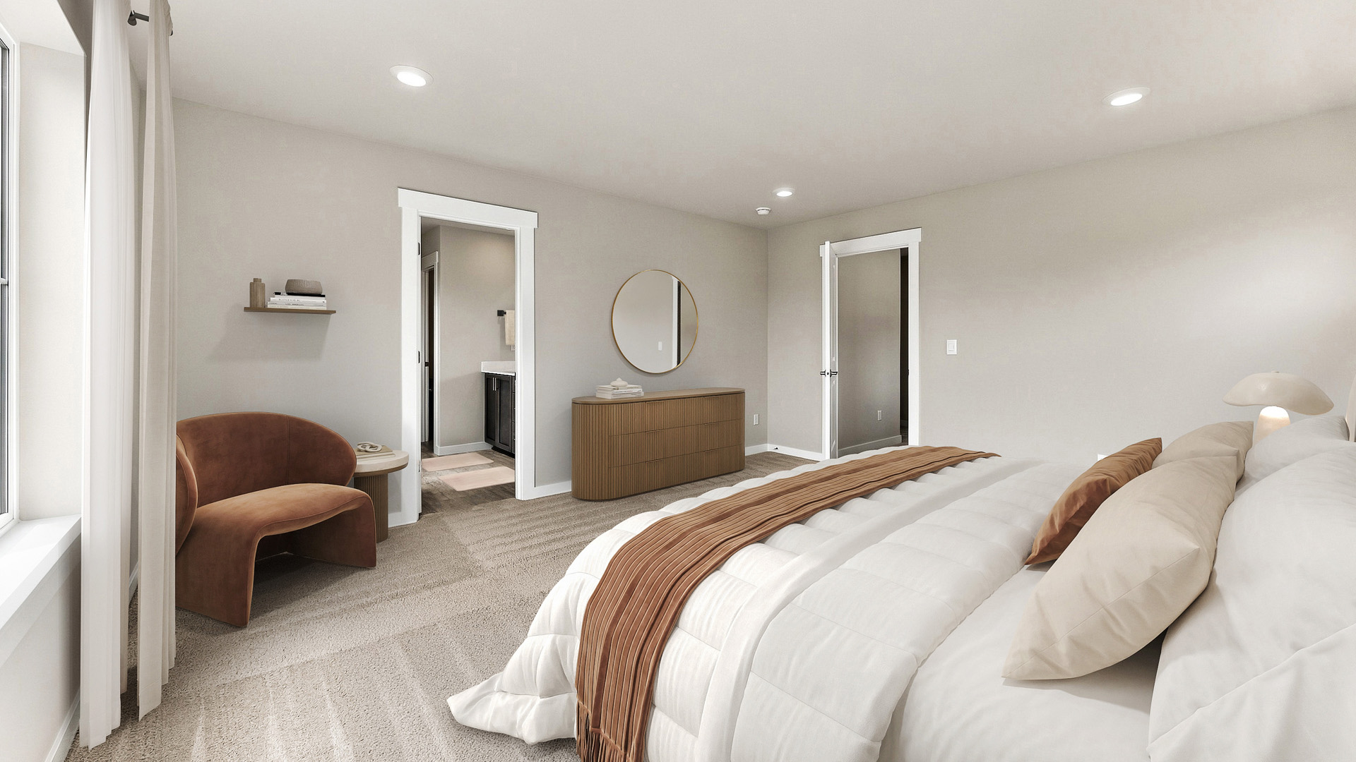 primary suite bedroom