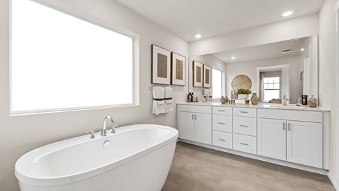 primary suite bath room