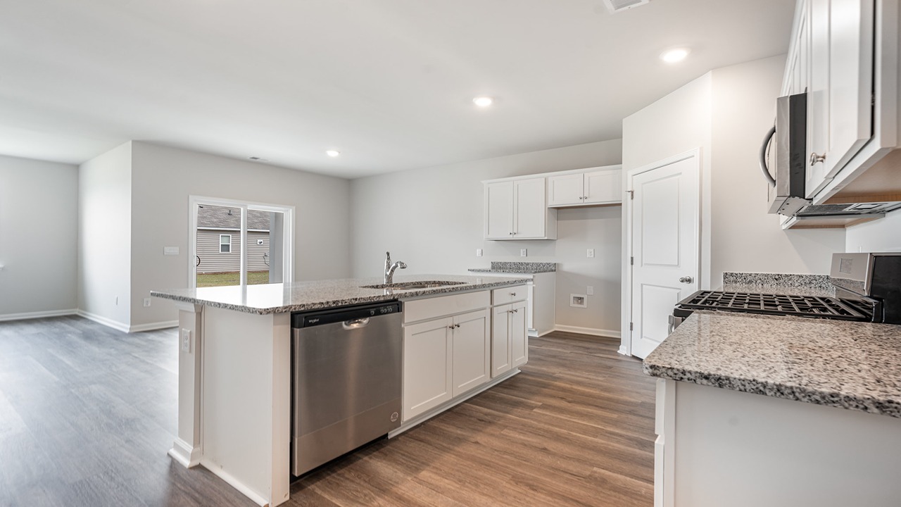 kitchen with granite counters