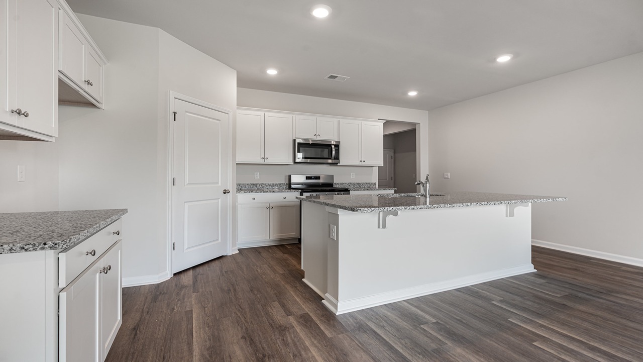 kitchen with granite counters