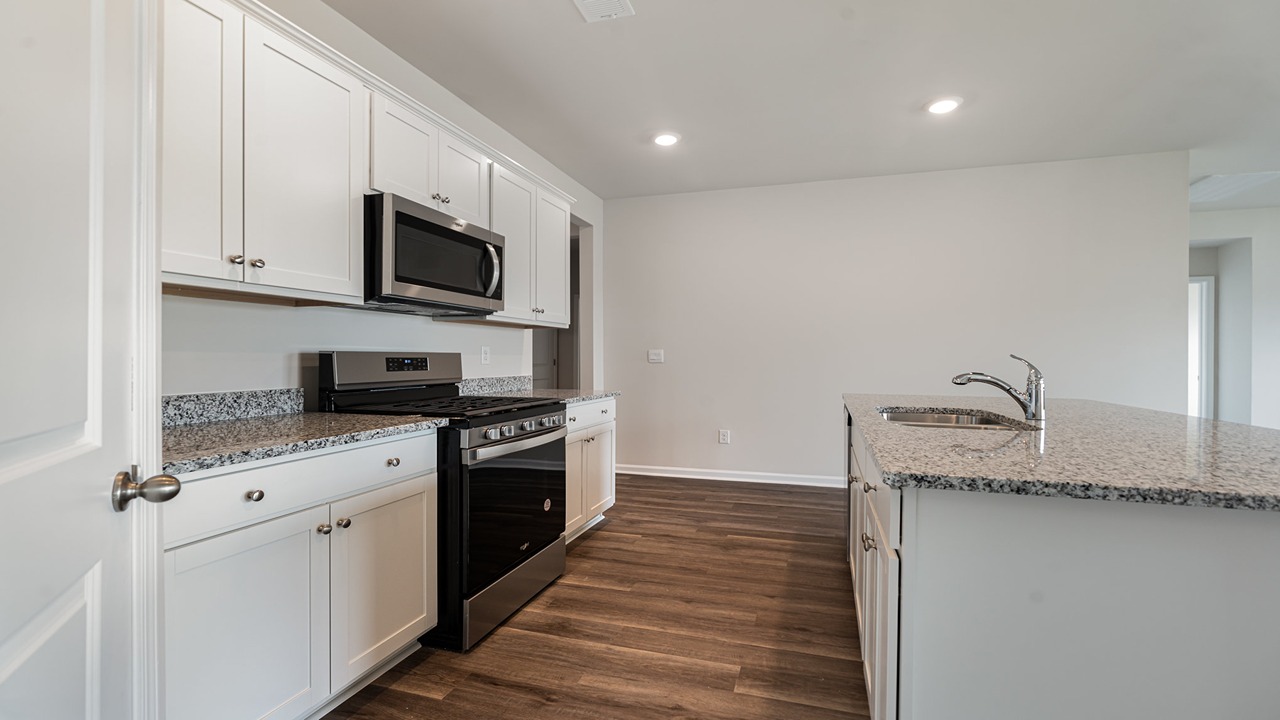 kitchen with granite counters