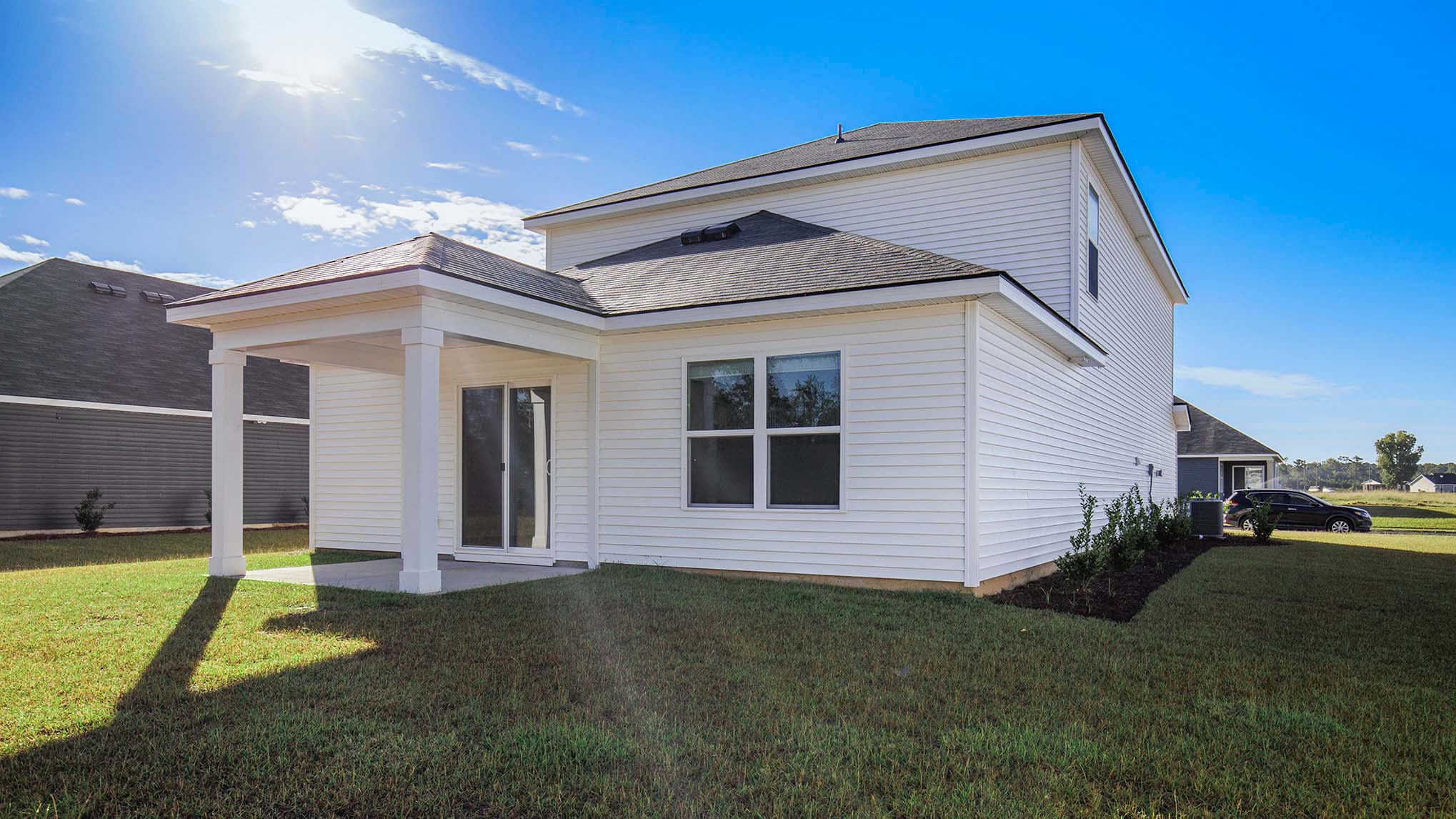 two story home with vinyl siding