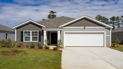 single story home with vinyl siding