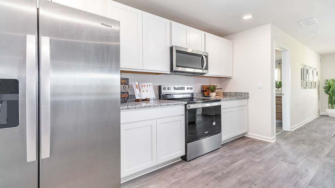 kitchen with granite counters
