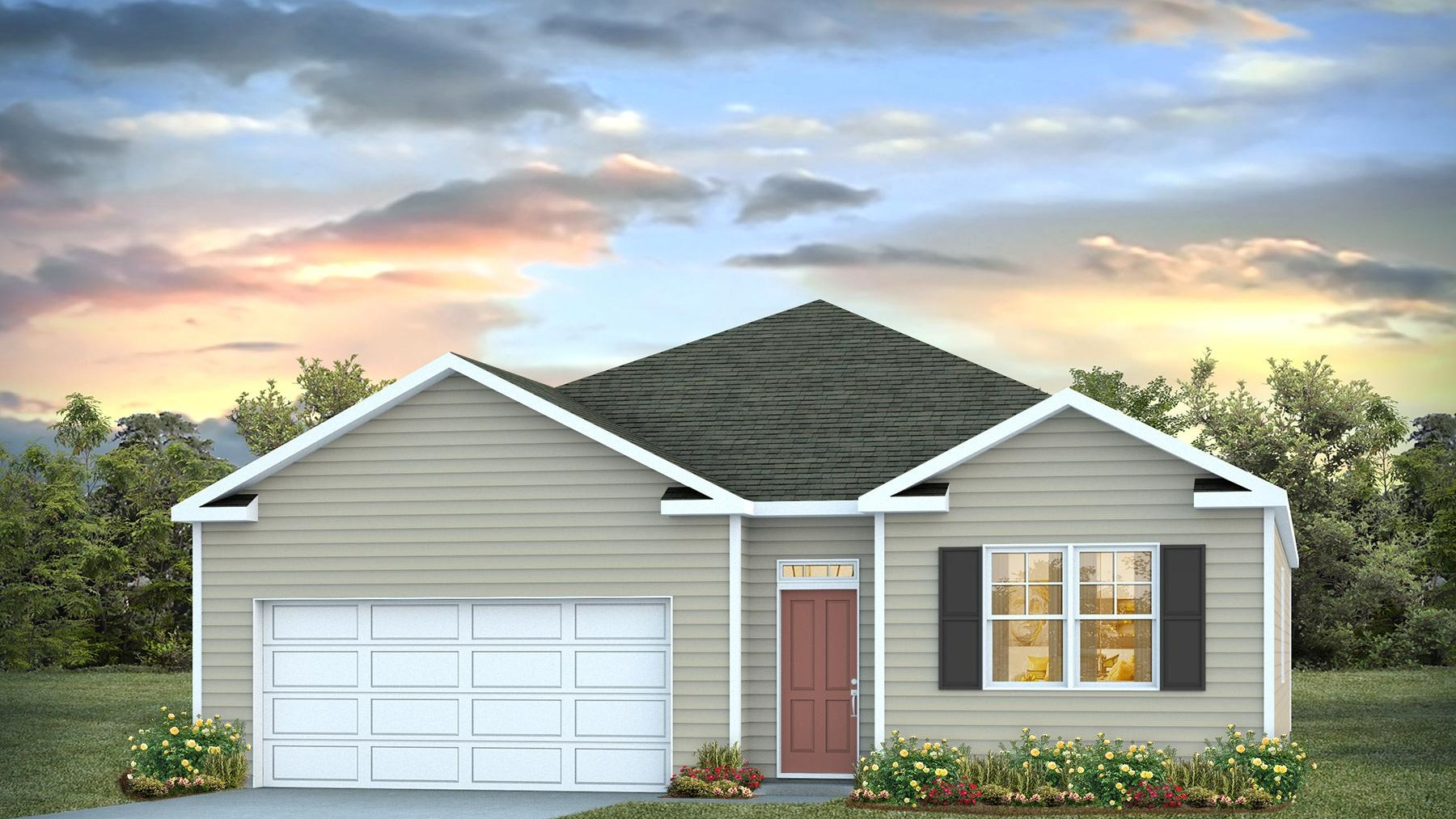 Cali A Exterior Rendering