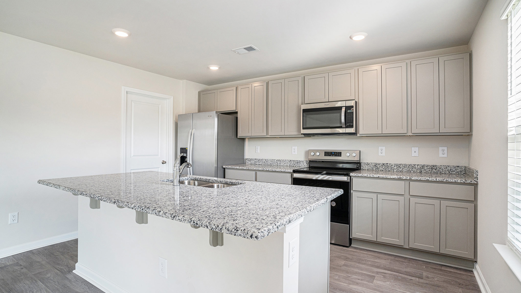 kitchen with granite counters