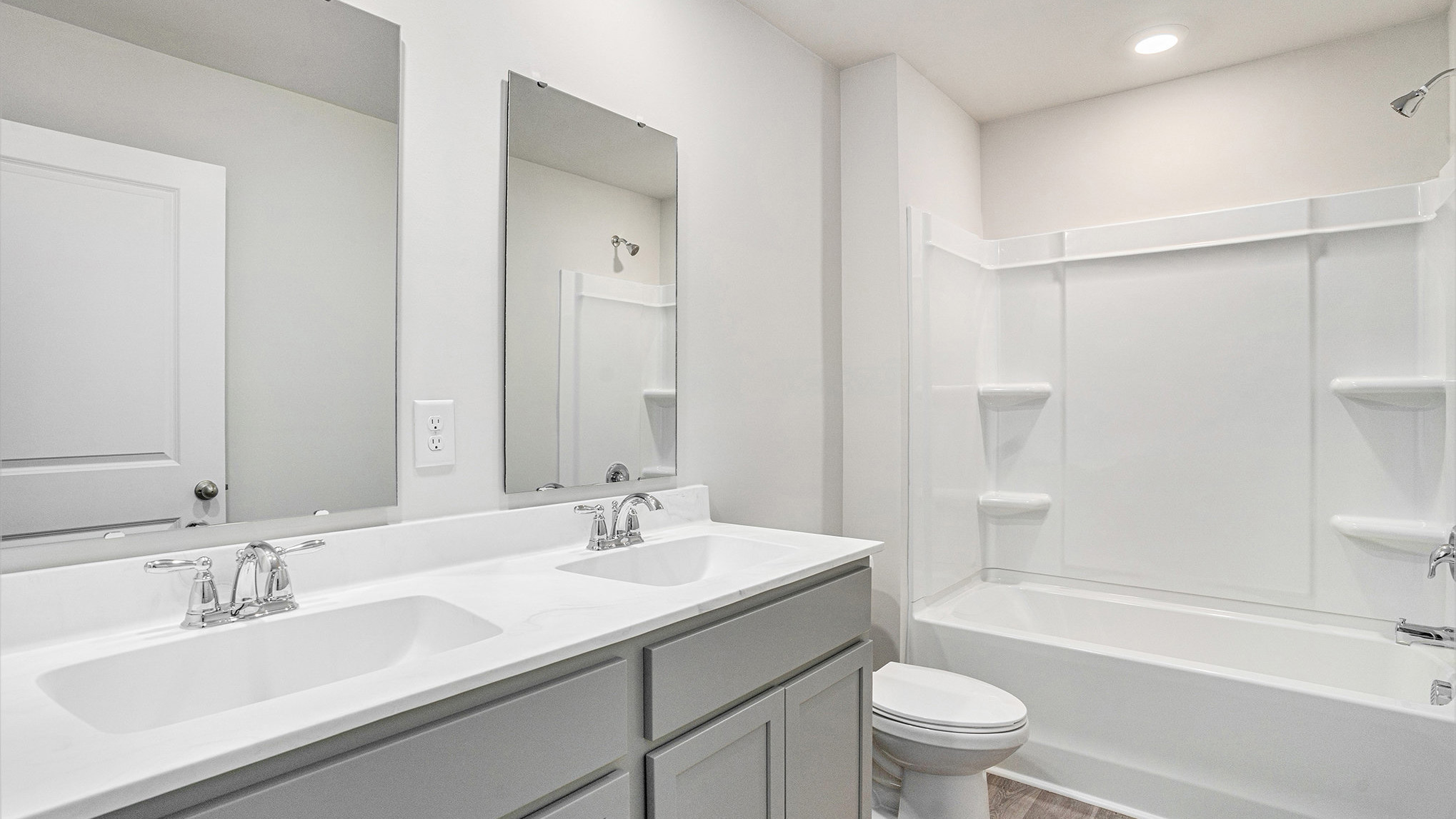 bathroom with quartz counters