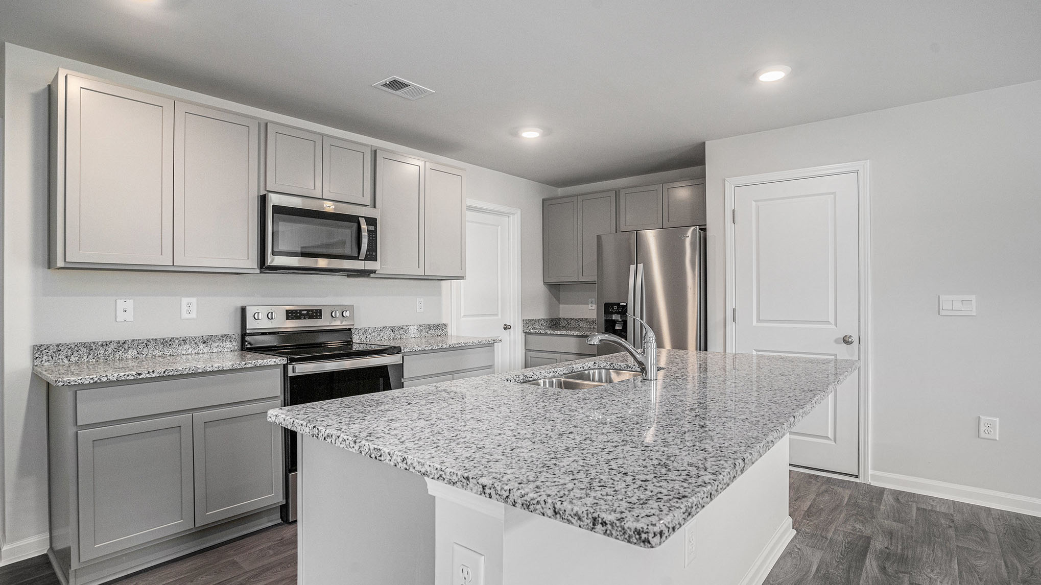Robie kitchen with white cabinets