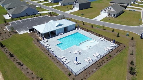 aerial of amenity center