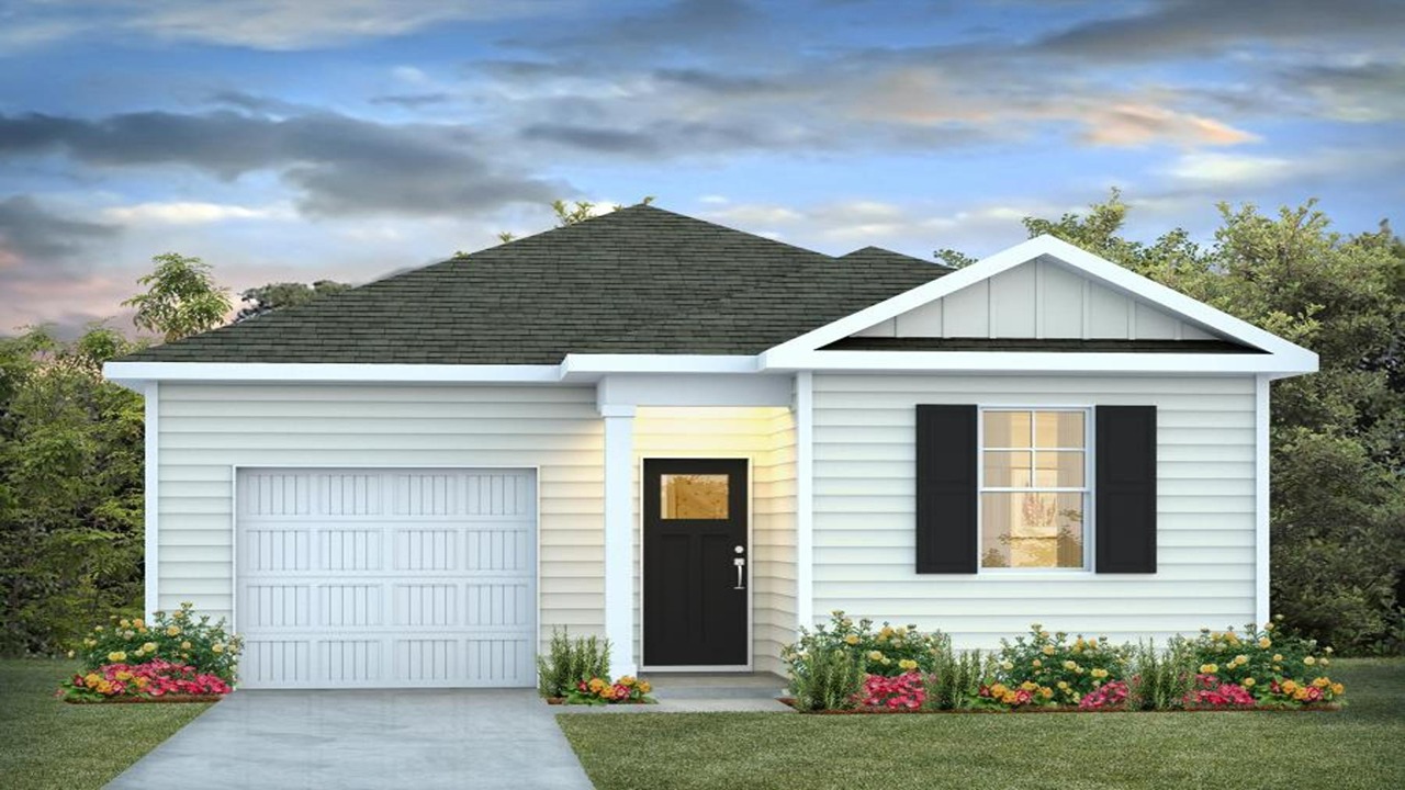 single story home with vinyl siding