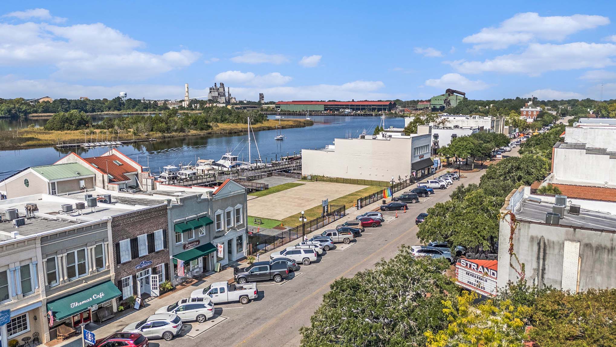 Georgetown downtown aerials