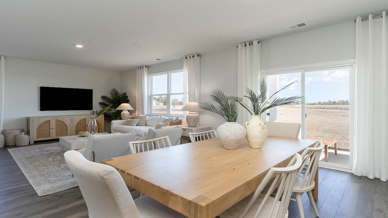 living and dining room