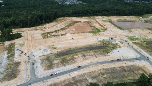 The Bluffs at Mill Creek Aerial Shot