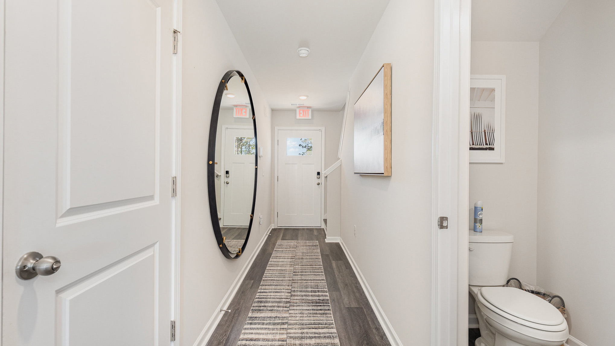 entryway with staircase