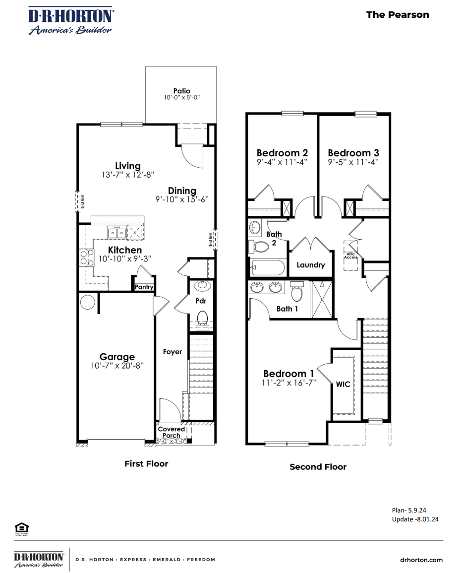 Pearson Plan Image at The Cove at Glenns Bay