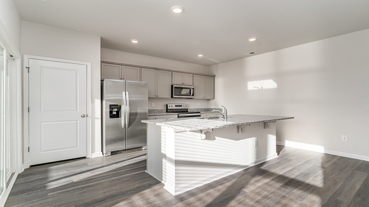 kitchen with granite counters