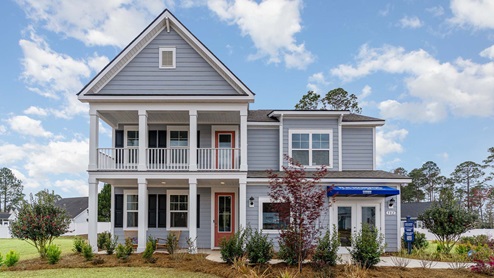 two story home with hardie siding