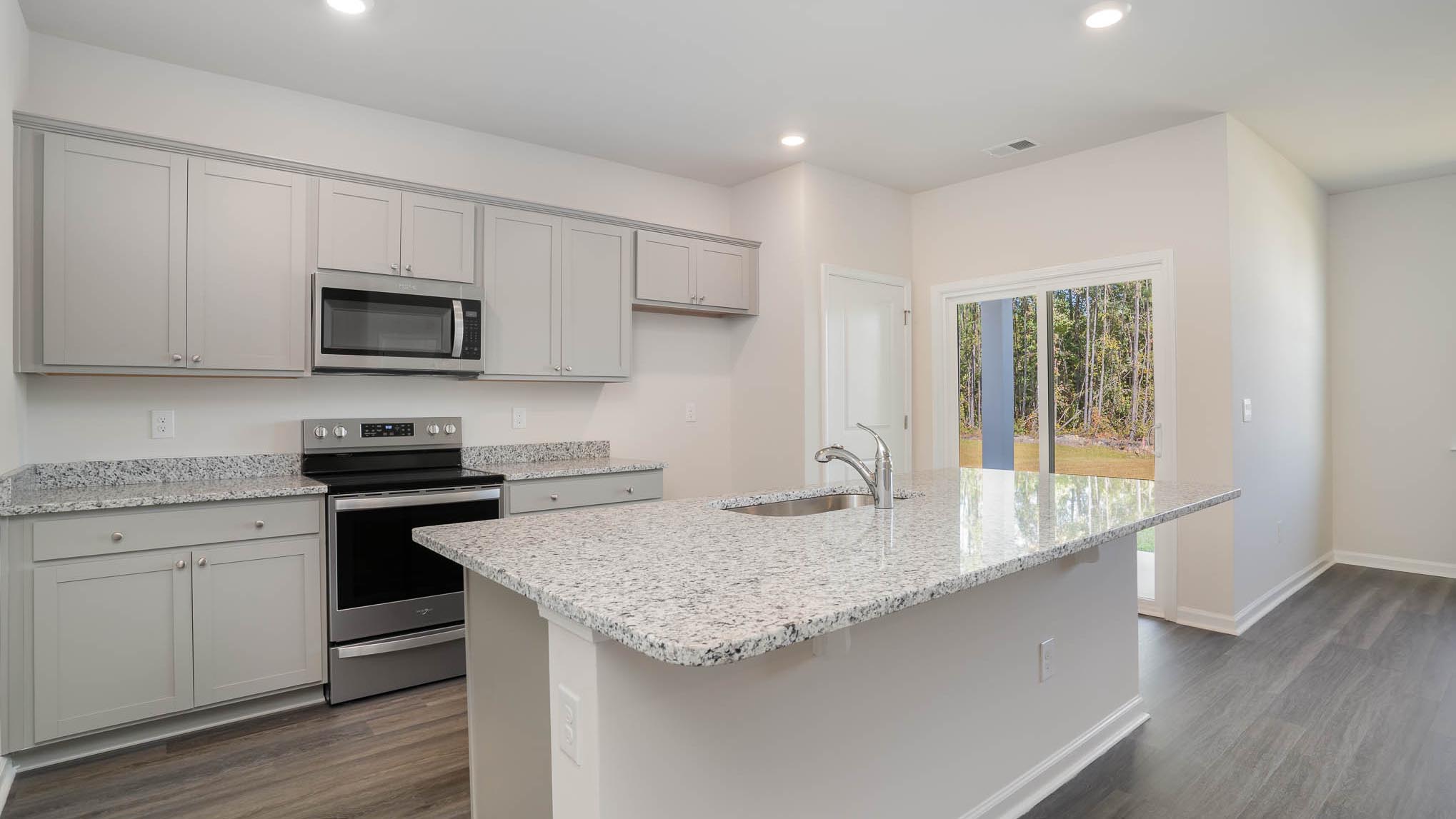 kitchen with granite counters