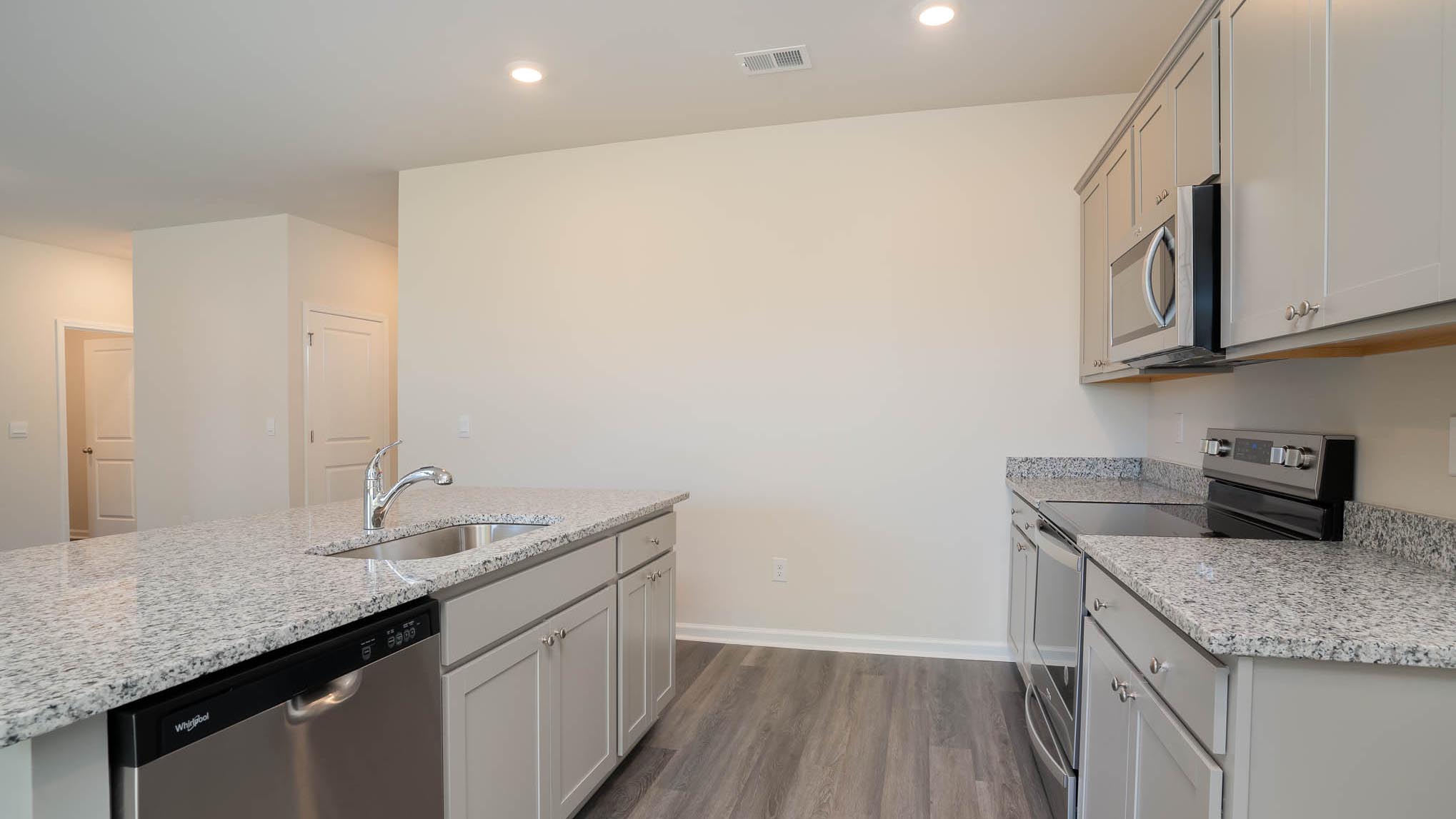 kitchen with granite counters