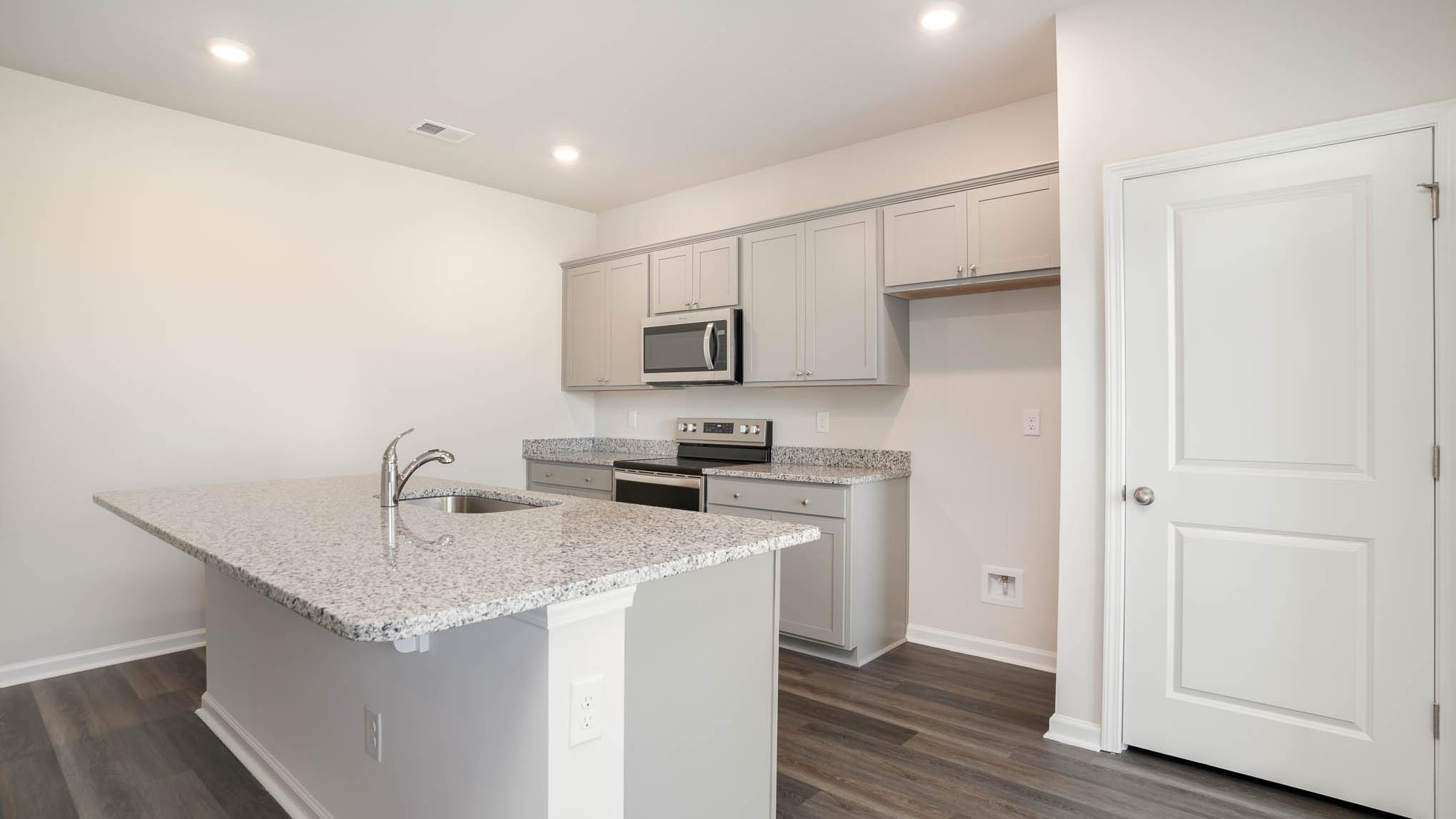 kitchen with granite counters