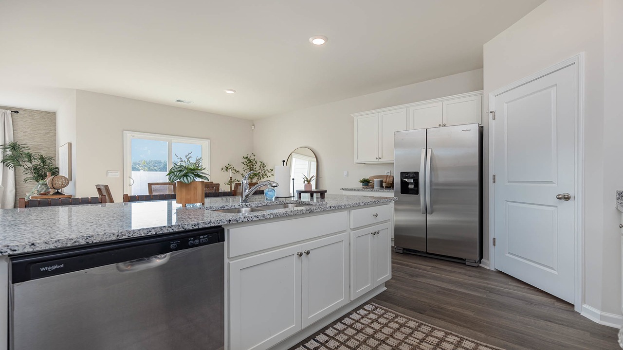 kitchen with granite counters