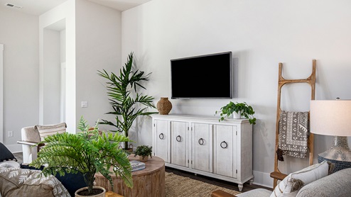 living room with ample lihgitng