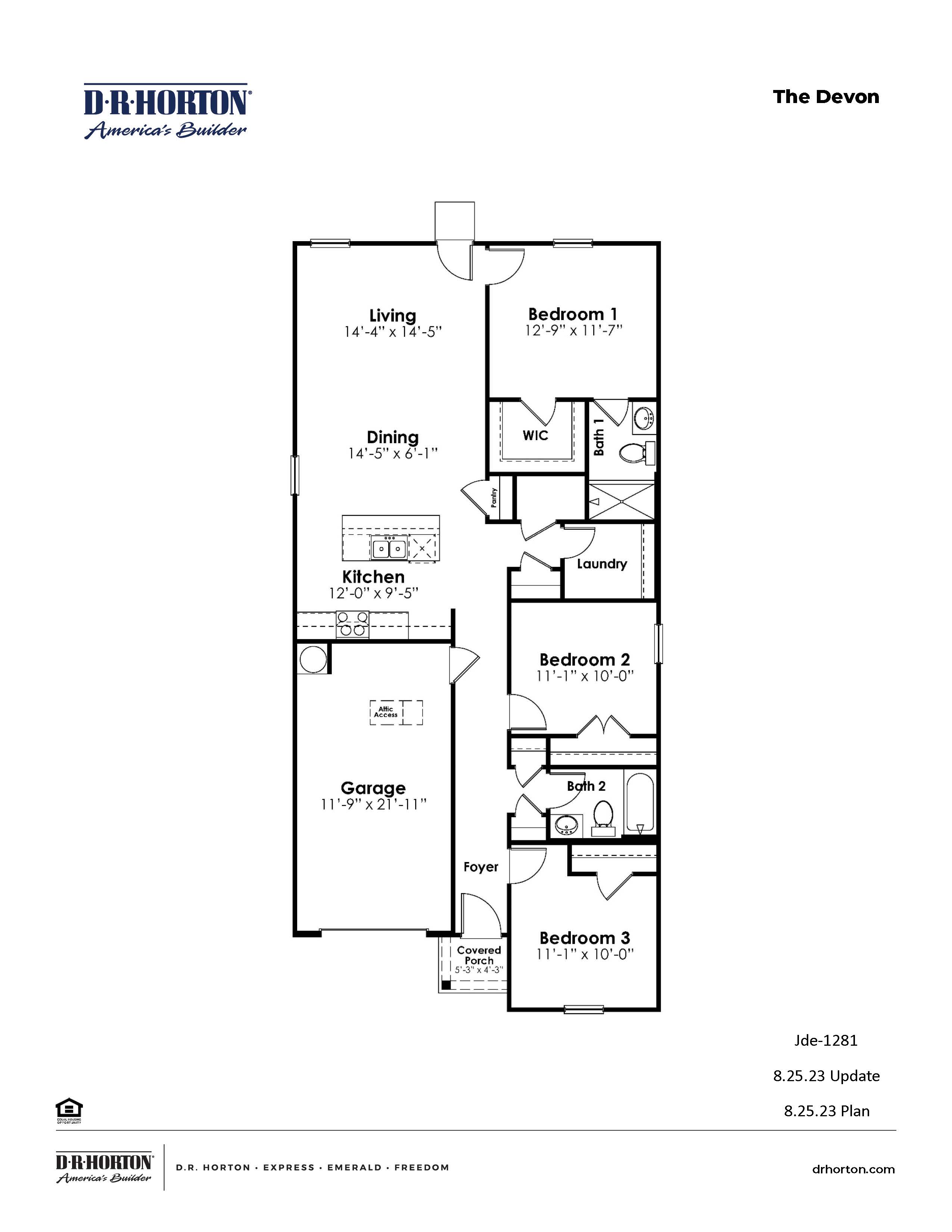 The Devon Floorplan
