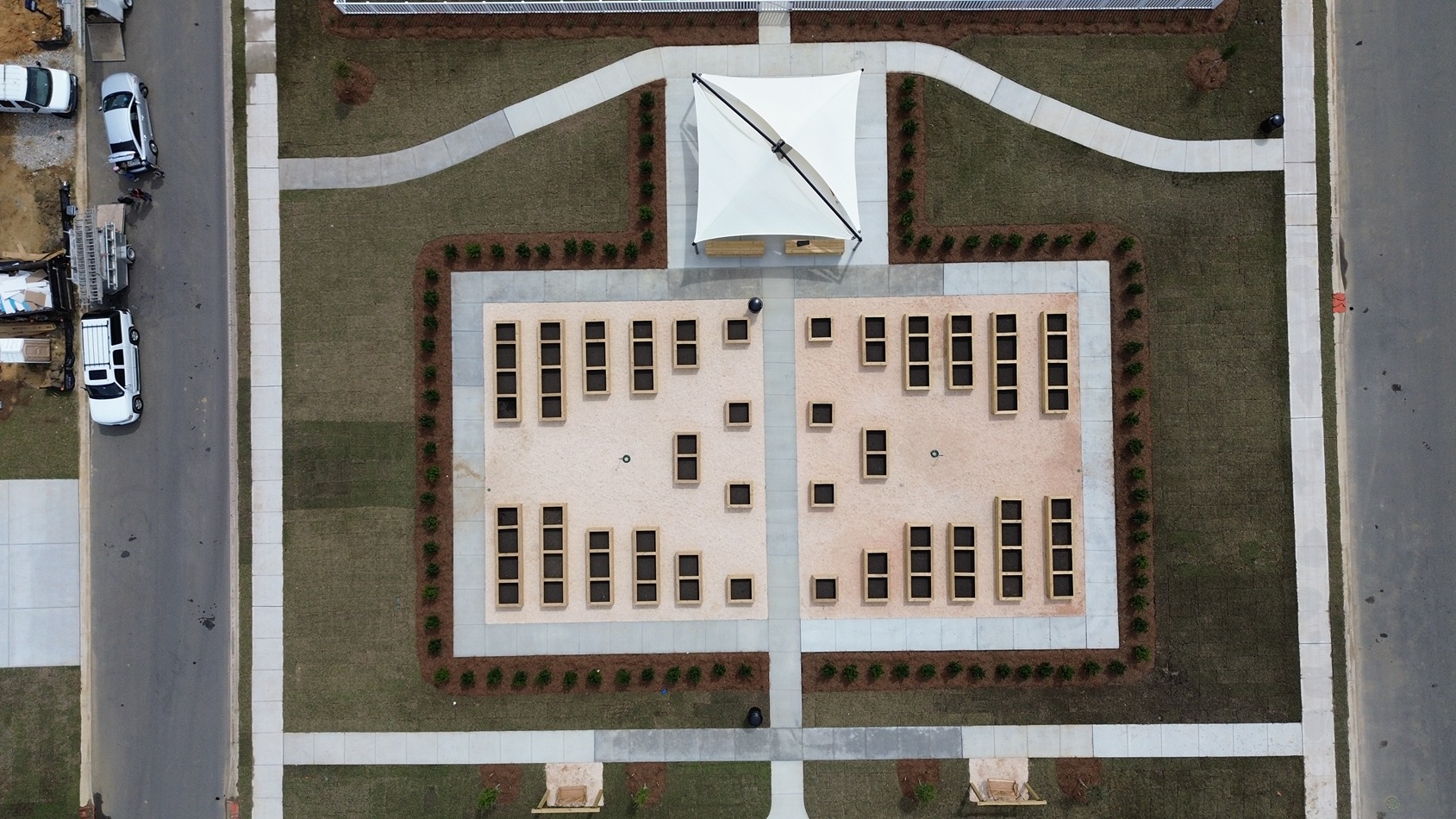 aerial of community