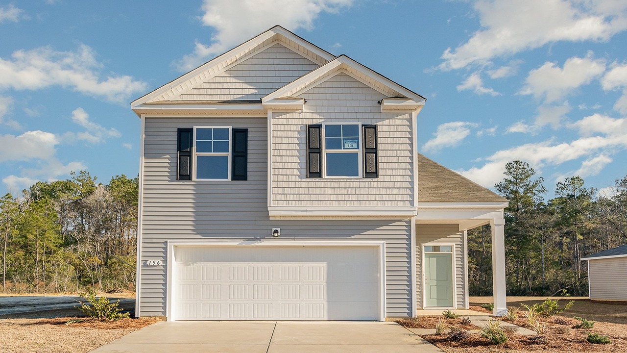 two story home with vinyl siding