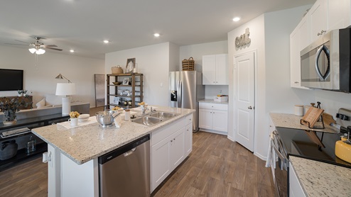 winding creek model kitchen