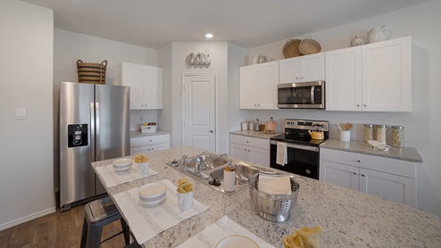 winding creek model kitchen